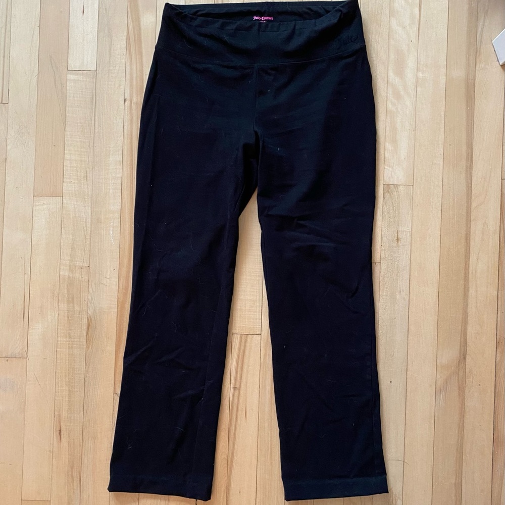 Juicy couture sport, large black yoga pants